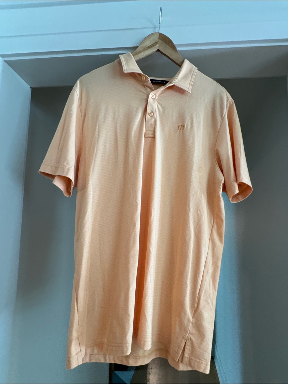 Travis Mathew Men's Light Peach Polo